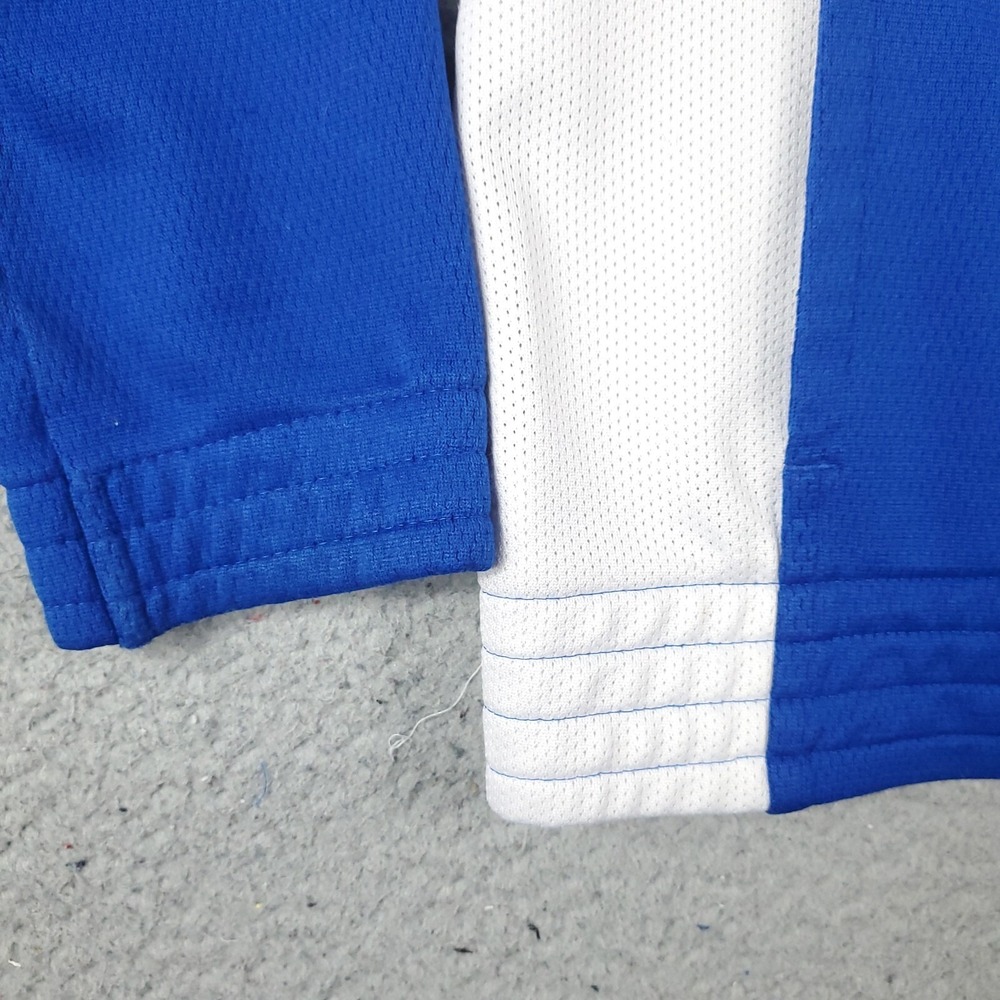 Adidas Jacket Mens Small Blue Full Zip Up Casual Track Sweater Sweatshirt * - Picture 3 of 9